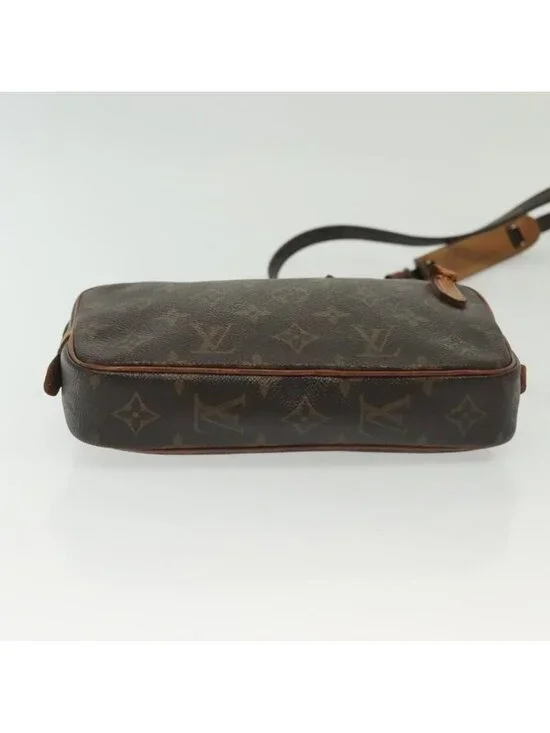 Authentic LOUIS VUITTON Monogram Marly Bandouliere Shoulder Bag M51828 LV - Picture 12 of 16